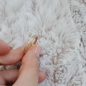 Radiant Hearts Of Pandora 14k Gold And Enamel Ring